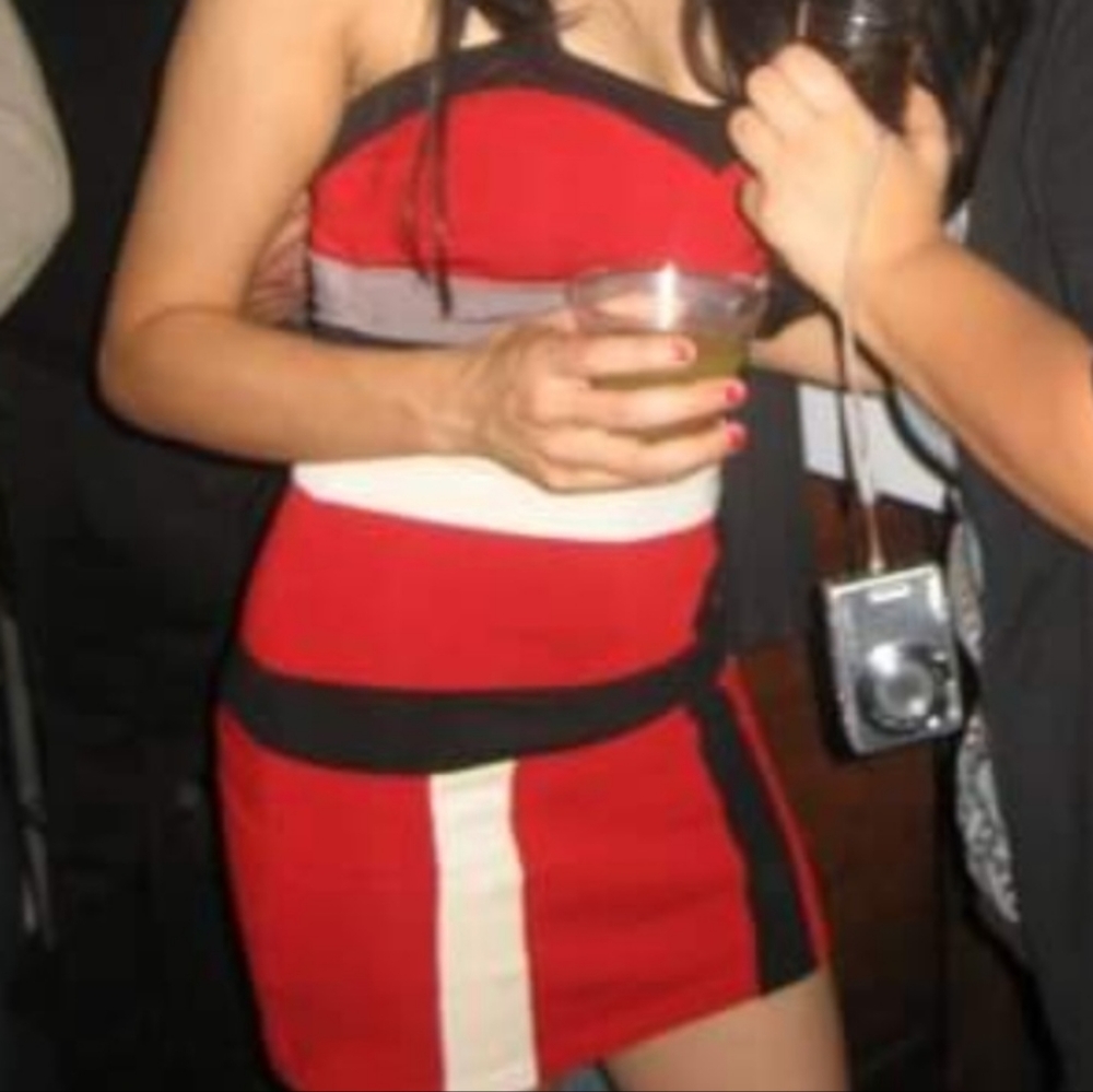 Bebe Colorblock Mini Dress - Picture 3 of 3